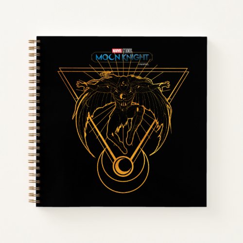 Moon Knight Golden Triangle Outline Notebook