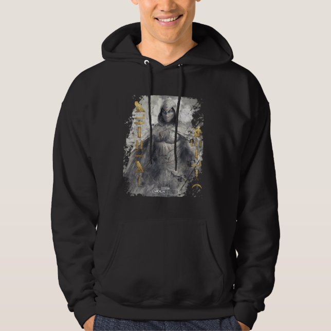 Moon Knight Hieroglyphic Graphic Hoodie (Front)