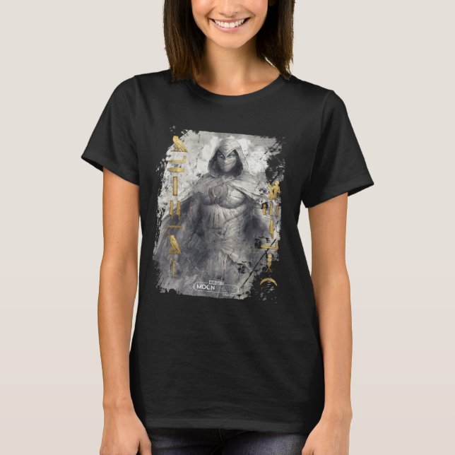 Moon Knight Hieroglyphic Graphic T-Shirt (Front)