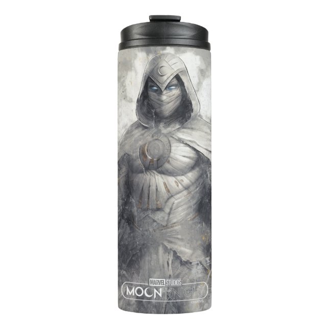 Moon Knight Hieroglyphic Graphic Thermal Tumbler (Front)