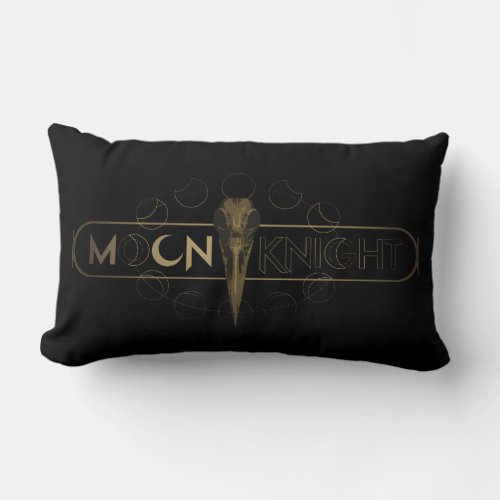 Moon Knight Khonshu Logo Lumbar Pillow