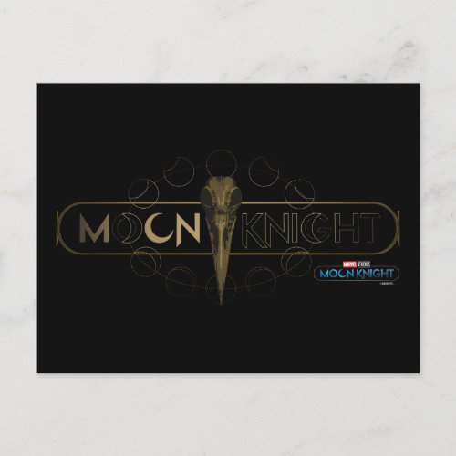 Moon Knight Khonshu Logo Postcard