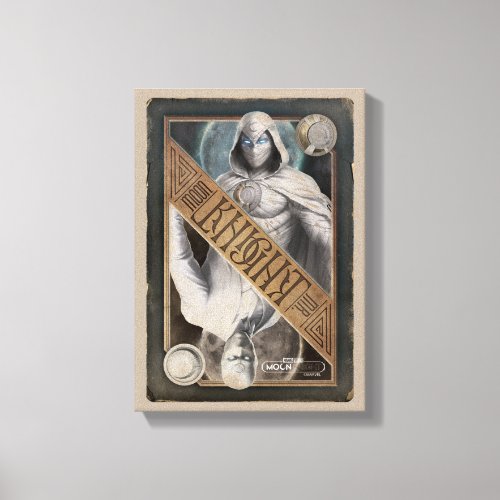 Moon KnightMr Knight Ancient Card Graphic Canvas Print