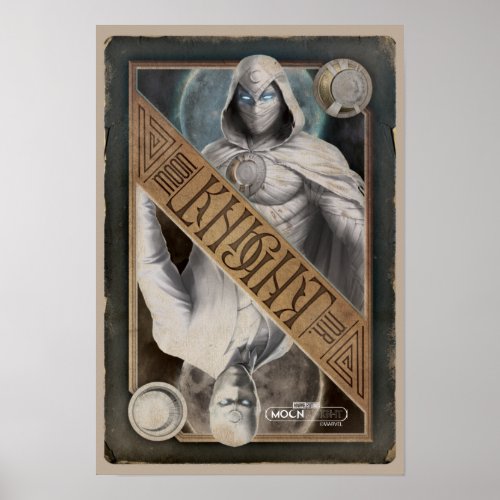 Moon KnightMr Knight Ancient Card Graphic Poster