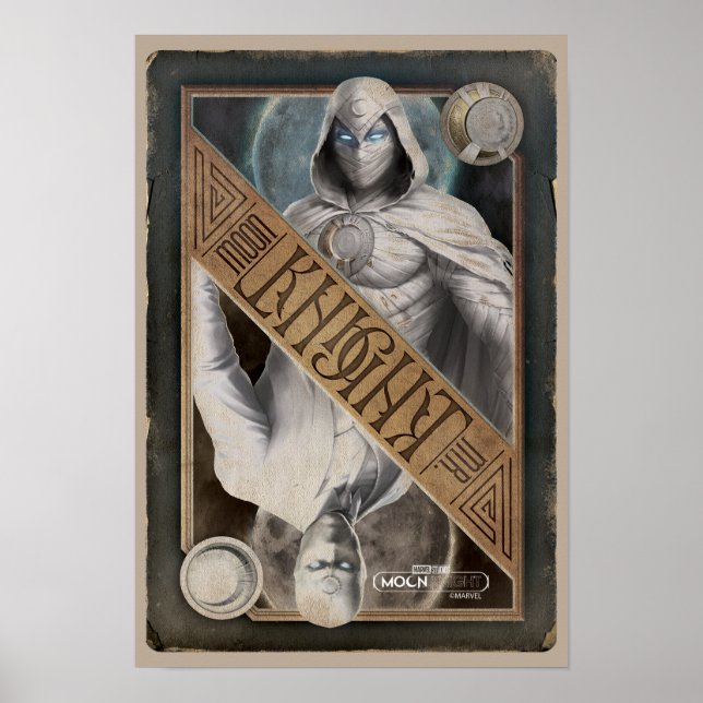Moon Knight/Mr. Knight Ancient Card Graphic Poster (Front)
