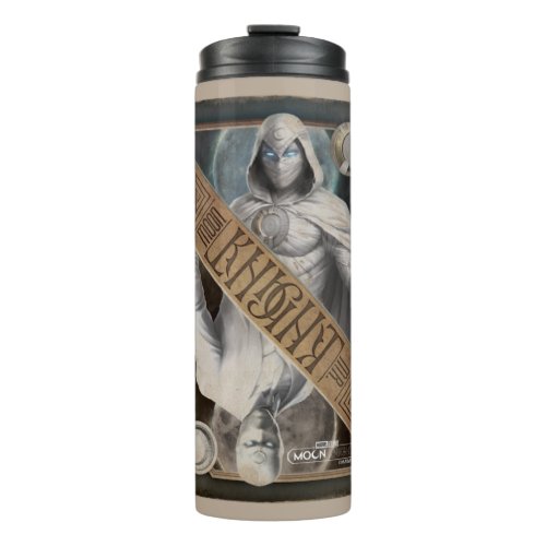 Moon KnightMr Knight Ancient Card Graphic Thermal Tumbler