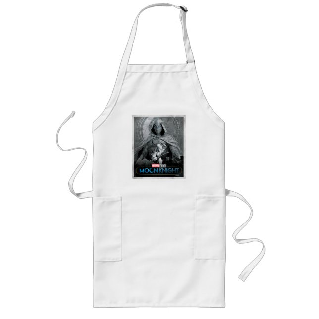 Moon Knight & Mr. Knight Skyline Graphic Long Apron (Front)