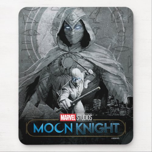 Moon Knight  Mr Knight Skyline Graphic Mouse Pad