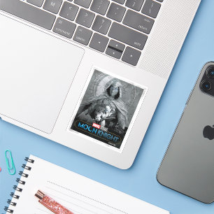 Moon Knight & Mr. Knight Skyline Graphic Sticker