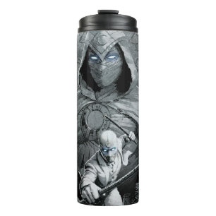 Moon Knight & Mr. Knight Skyline Graphic Thermal Tumbler