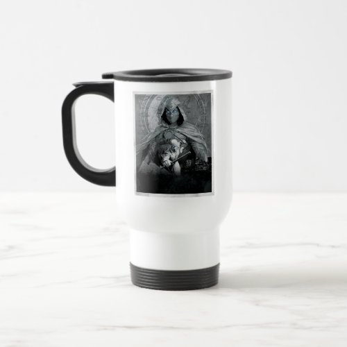 Moon Knight  Mr Knight Skyline Graphic Travel Mug