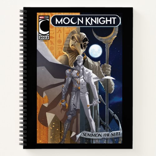 Moon Knight Mr Knight Split Khonshu Comic Homage Notebook