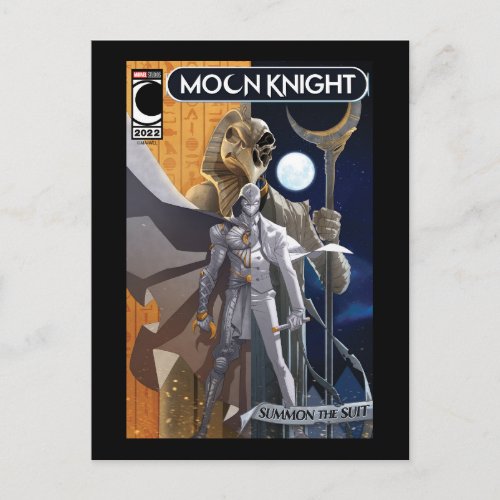 Moon Knight Mr Knight Split Khonshu Comic Homage Postcard