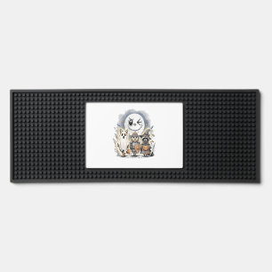 Moon Knight Raccoon Halloween Bar Mat