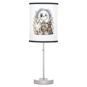 Moon Knight Raccoon Halloween Table Lamp