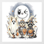 Moon Knight Raccoon Halloween Wall Decal