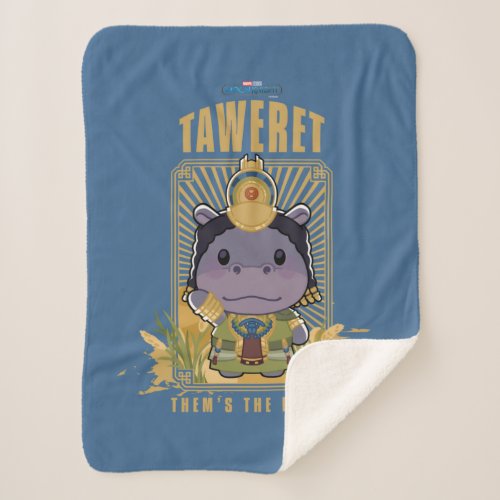 Moon Knight Taweret _ Thems The Rules Sherpa Blanket