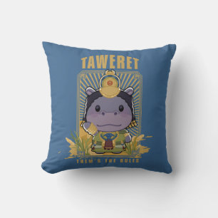 Moon Knight Taweret - Them's The Rules Throw Pillow