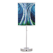 Moon Lamp Shade - Ascending, blackbirds (Back)