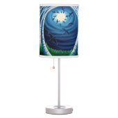 Moon Lamp Shade - Ascending, blackbirds (Right)