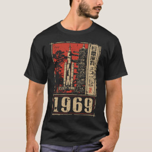 Moon Landing 1969 Space History Design T-Shirt