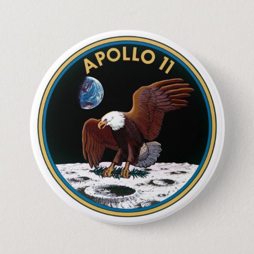 Moon Landing 50th Anniversary Apollo 11 Mission Button