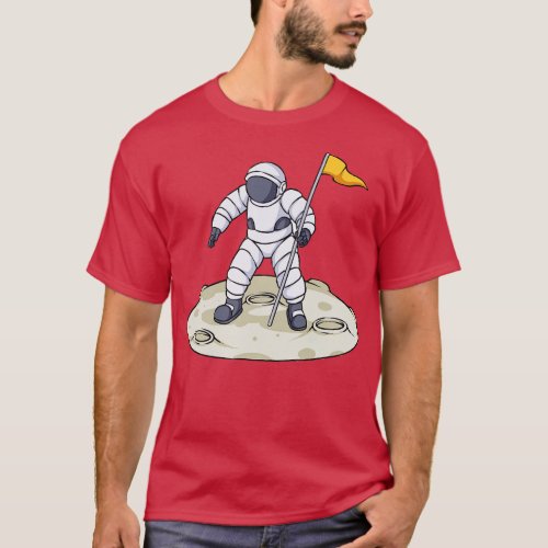 Moon Landing Astronaut T_Shirt
