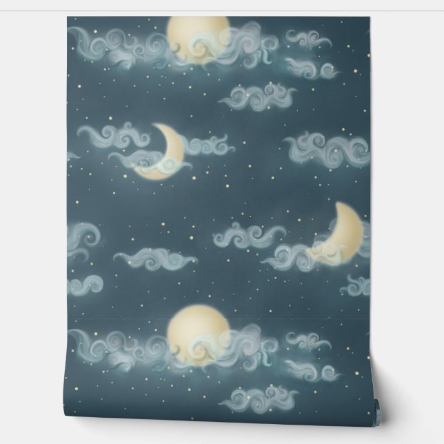 Moon (large scale) wallpaper  (Unrolling)