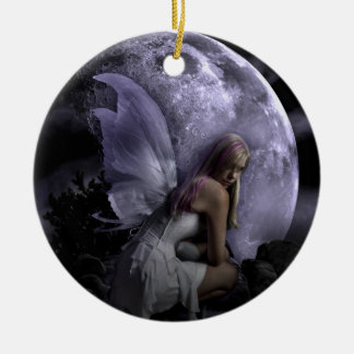 Moon Light Fairy Ceramic Ornament