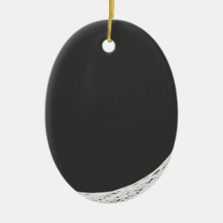 moon light sorounded by mysterious darkness ceramic ornament