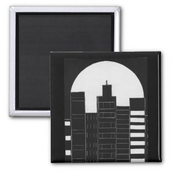 Moon Lighting Magnet by Lighthearted at Zazzle