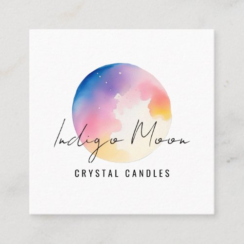Moon Logo Candle Business Cards