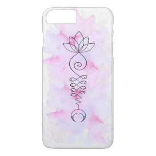 *~* Moon Lotus Energy Healer Reiki Yoga Massage iPhone 8 Plus/7 Plus Case