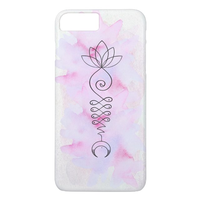 *~* Moon Lotus Energy Healer  Reiki  Yoga  Massage Case-Mate iPhone Case (Back)