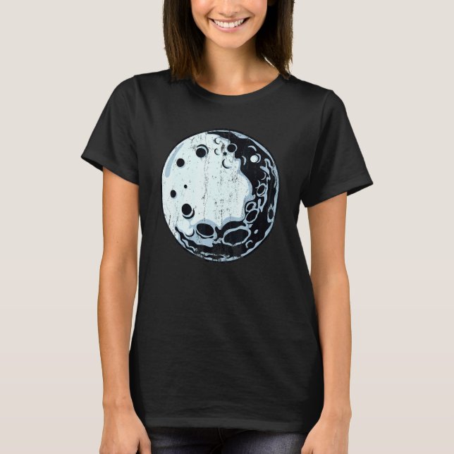 Moon Lunar Art Humor Women Proud T-Shirt (Front)