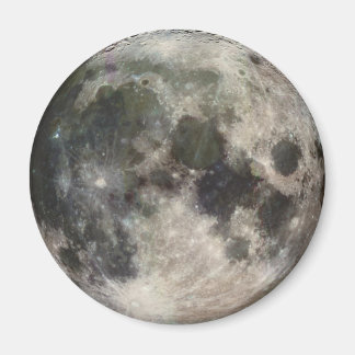 Moon Lunar Surface Photograph Galileo Magnet