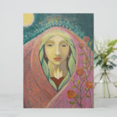 Moon Magdalene 6.5" x 8.75" card (Standing Front)
