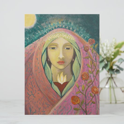 Moon Magdalene 6.5" x 8.75" card (Standing Front)