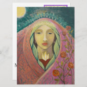 Moon Magdalene 6.5" x 8.75" card (Front/Back)