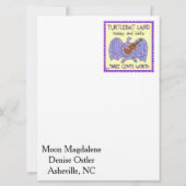 Moon Magdalene 6.5" x 8.75" card (Back)