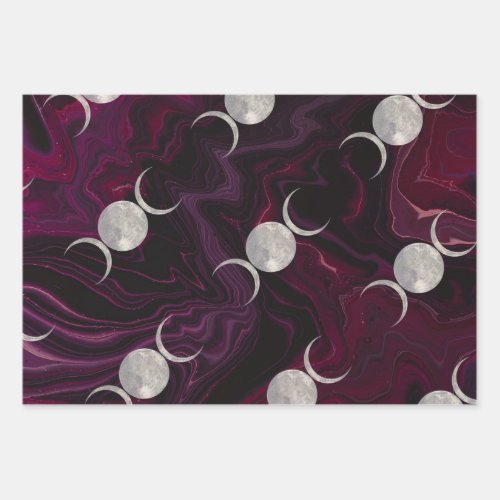 Moon Magic Abstract Wrapping Paper