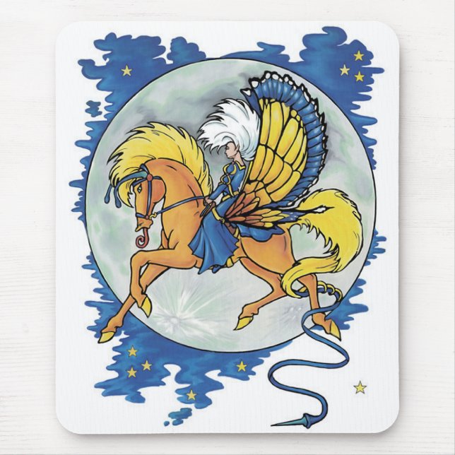 Moon Magic Mouse Pad (Front)