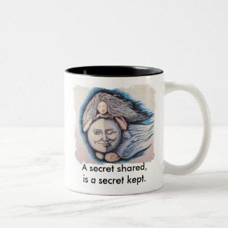 Moon Maiden & Best Friend Two-Tone Coffee Mug