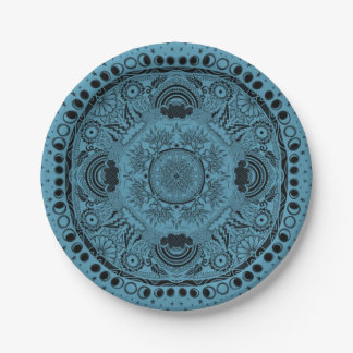 Moon Mandala MoonChild Yoga Paper Plates
