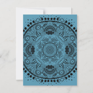 Moon Mandala MoonChild Yoga Postcard