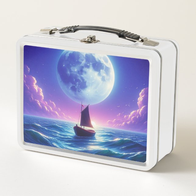 Moon Metal Lunch Box (Front)