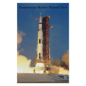 Moon Mission Spacecraft Ground View Stationery