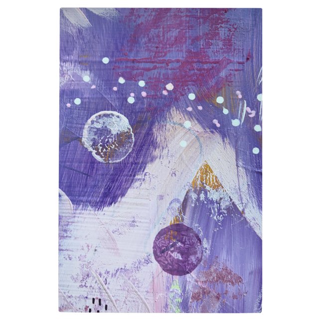 Moon Mountain Abstract Art (Front)