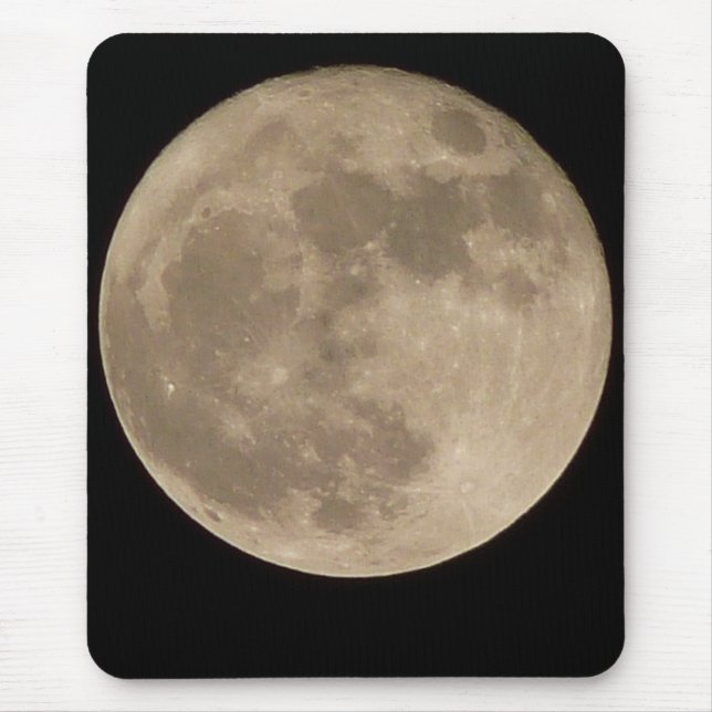 Moon Mousepad Astrology Full Moon Computer Gifts (Front)