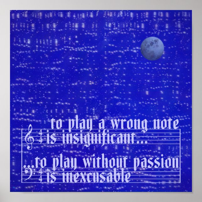 Moon Music Poster (Front)